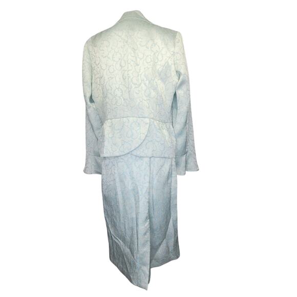Nina Cole Seafoam Cocktail Skirt Suit Set 12 New with Tags - Picture 2 of 9